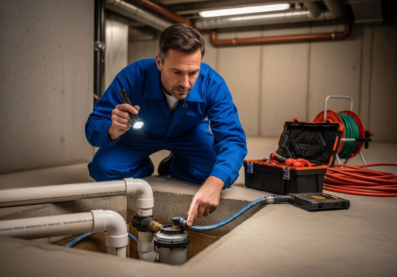 Sump Pump Installation & Repair in Round Top